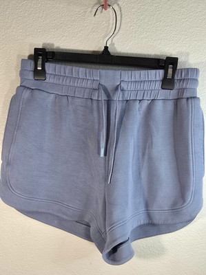 Varley DoubleSoft Ollie High Rise Shorts 3.5  Blue  Athleisure Luxe Size M BJ