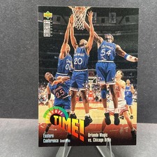 1995-96 Collector's Choice #358 Orlando Magic vs. Chicago Bulls