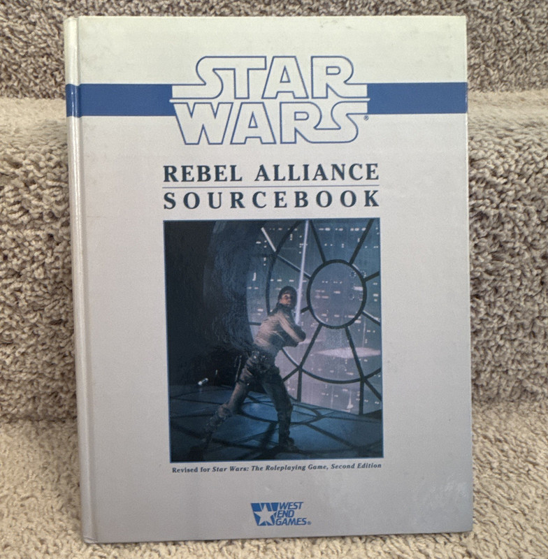 Star Wars Rebel Alliance Sourcebook West End Games Hardback Paul Murphy Legends