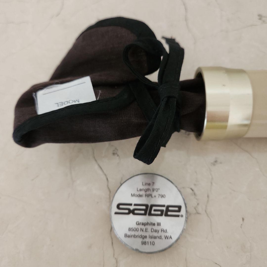 ブルドック様Sage RPL +790Graphite Ⅲ♯︎7Line9’0” SAGE RPL +790 Graphite Ⅲ 9'0” ♯︎7 Fly Fishing Rod | eBay