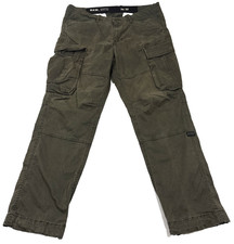 G-Star RAW Cargo Pants Mens 34x32 Green Utility Tactical Streetwear Military EUC