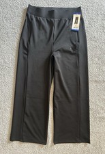 Adidas Women's Active Wide Leg Pant Black Size Large NEW