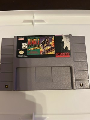 Jungle Strike Super Nintendo SNES 1993 Cart Only   Sequel to Desert Strike