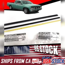 Outer Pair WINDOW GLASS SEALS DOOR BELT WEATHERSTRIP For NISSAN DATSUN D21