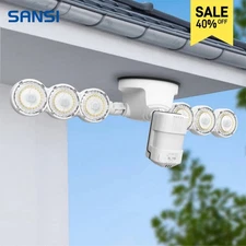 SANSI LED Motion Sensor Security Light 6000lm 45W Outdoor IP65 Waterproof Wall
