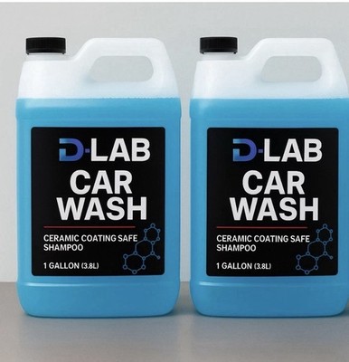 D-lab Technology  2 Galllons Ceramic Coating Safe Car Wash Shampoo Soap