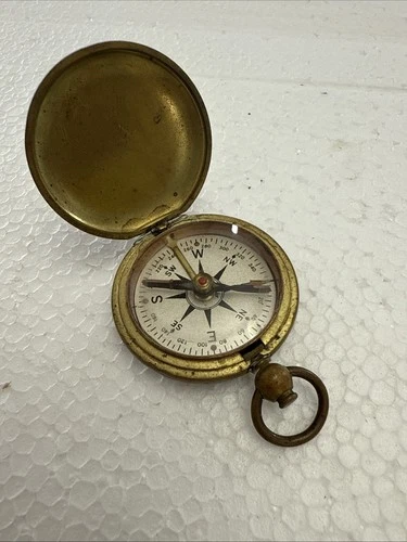 WW2 USCE Brass Compass US Military Civil Engineer Field Tool