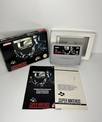 Terminator 2 T2 Judgement Day SNES - OVP Inlay - Super Nintendo CIB Anleitung