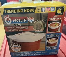 6 HOUR BOWL As Seen On TV with Celebrity Chef Nancy Fuller Stainless Steel New