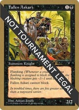 Fallen Askari - 1997 Jakub Slemr (VIS) - Light Play MTG World Championship Decks