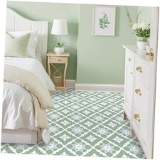 PCS Peel and Stick Floor Tile, 7.87" x 7.87" 7.87"x7.87" 20 Light green