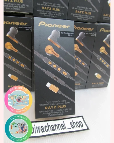 NEW| Pioneer Rayz Plus SE-LTC5R-T Lightning-Powered Noise Canceling Earphone BRZ
