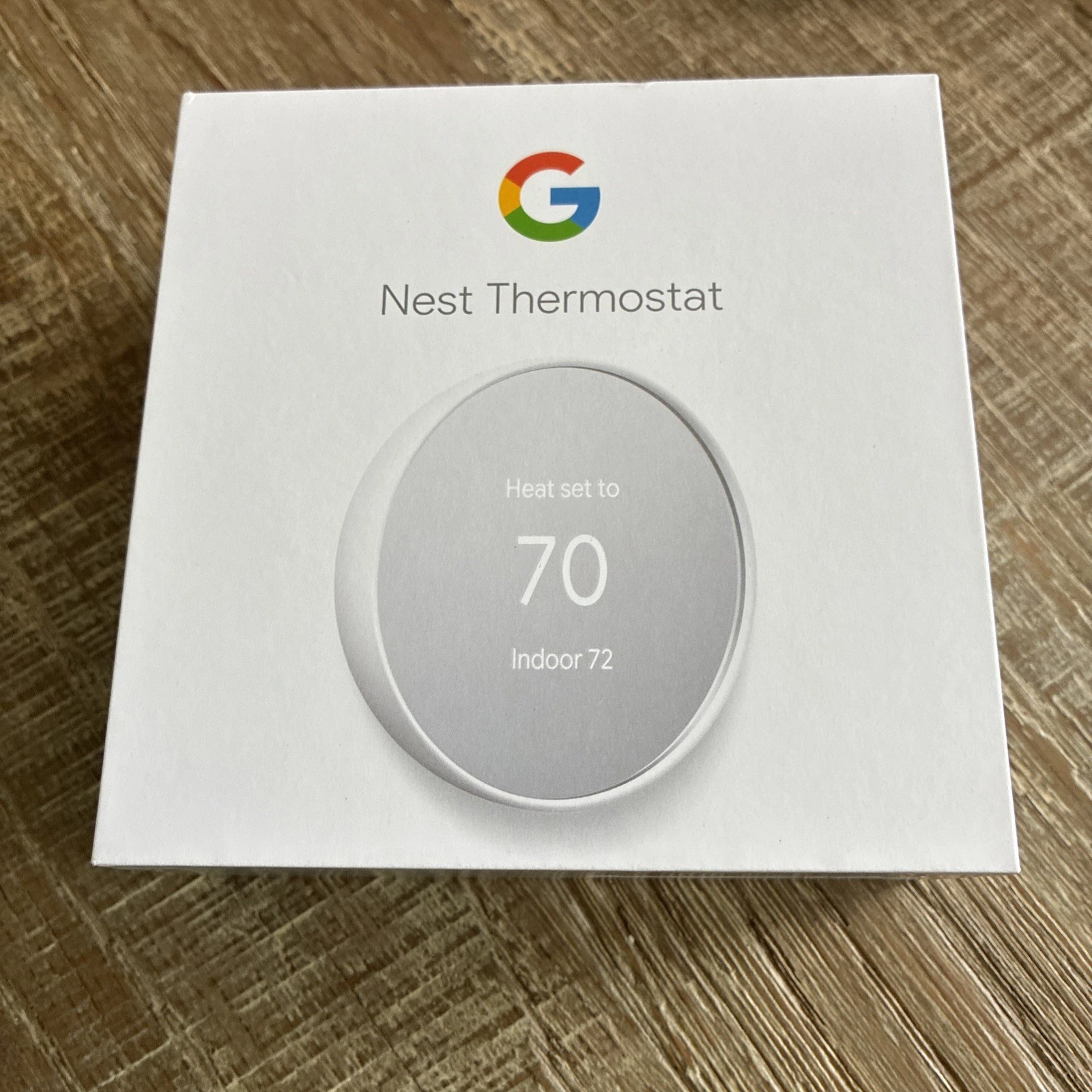 Google Nest Smart Thermostat, Snow - GA01334-US New
Opens in a new window or tab