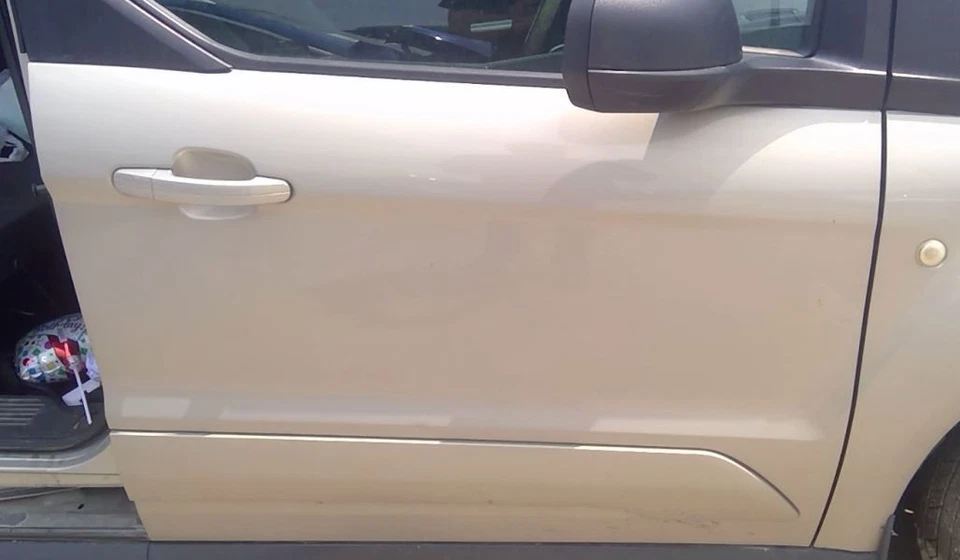 Passenger Front Door w/Auto up down glass 2014-2018 Ford Transit Connect Hi Tan — 第 3/4 张图片