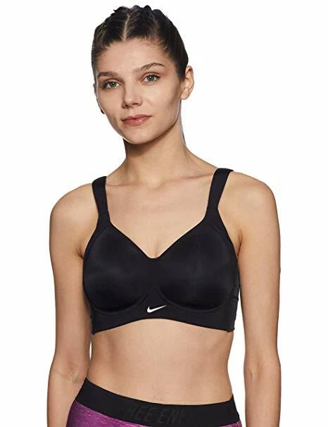 Nike Pro Rival High Impact Black Sports Bra Size 32C L70218