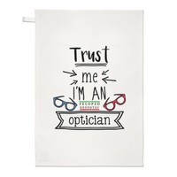 Trust Me I'm An Optiker Geschirrtuch SpüLlappen - Lustig Best Favorit
