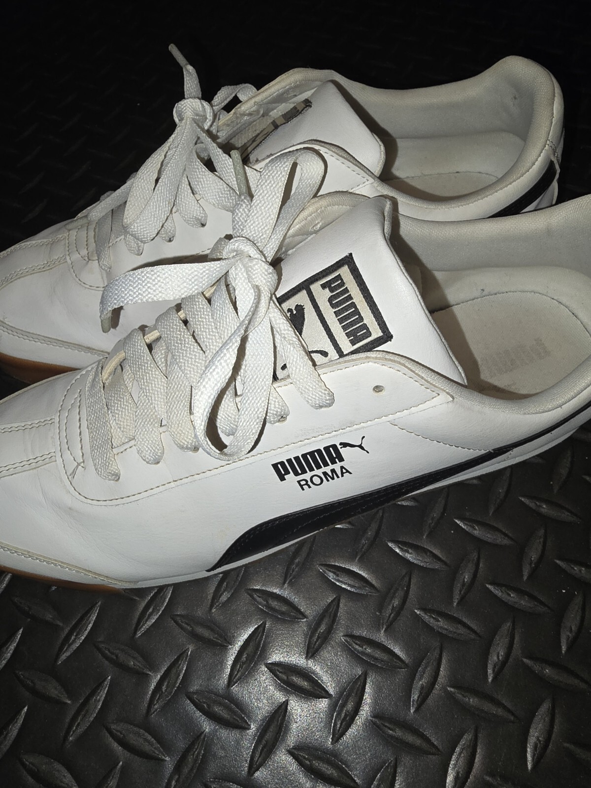 Size 12 - PUMA Roma Basic White - image 1