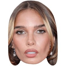 Hana Mai Pout Celebrity Mask, Flat Card Face, Fancy Dress Mask