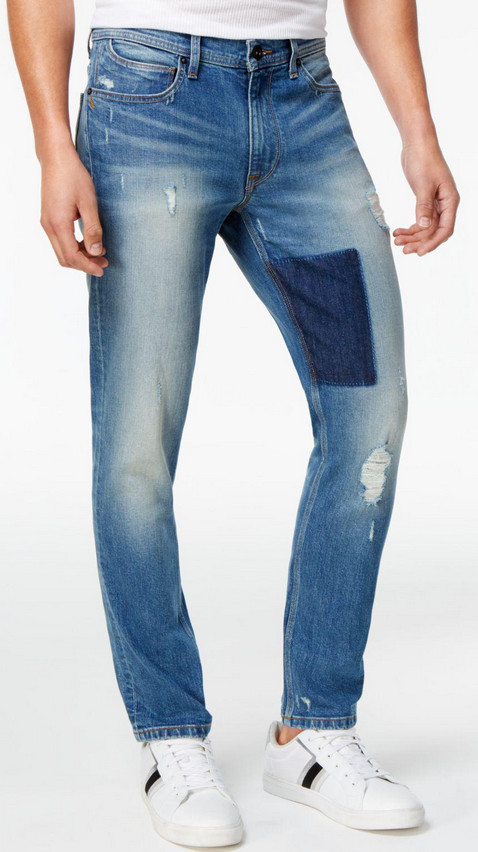 Джинсы Sean John Mens Essex Slim-Fit Stretch Destroyed размер 30 средняя цена 99 долларов США 10390₽