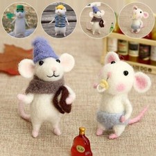 Gift Material Bag Wool Kits Doll Felt Toy Mouse Ornament Mouse Wool Felting