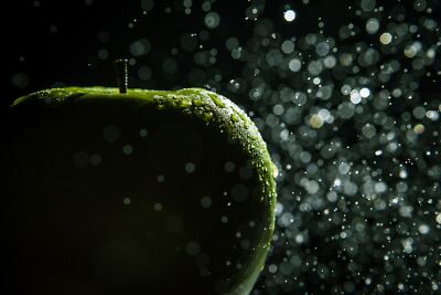 Anime Apples Macro Water Bokeh  Gaming Mat Desk 15721