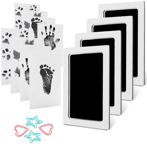 Baby Footprint Kit Hand Footprint Kit Dog Paw Print Kit Clean Touch Ink Pad Inkl - Picture 12 of 12