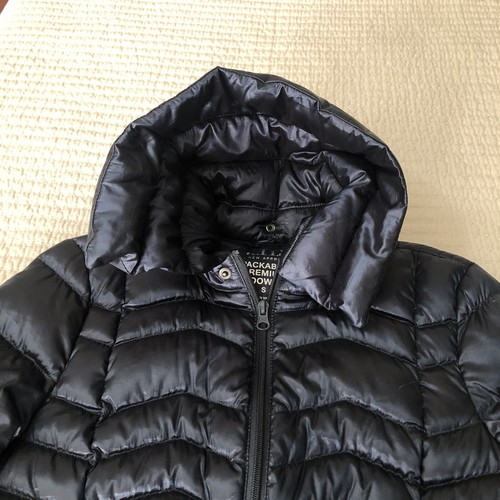 A.N.A New Approach Down Womans Blue Puffer Jacket W/Hood - Small - Picture 7 of 8
