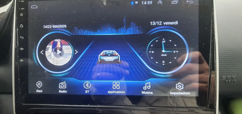 stereo 2 din android 10,5 Clio 2019-20 - Immagine 2 di 4