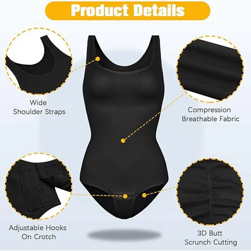 Women Seamless Full Body Shaper Shapewear Firm Tummy Control Slimming Bodysuit - Picture 7 of 28