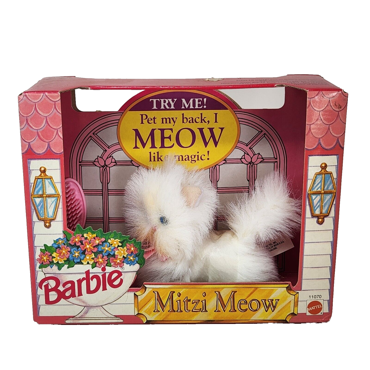 VINTAGE 1993 BARBIE MITZI MEOW WHITE KITTY CAT NRFB NEW IN BOX