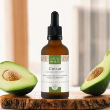 Huile d'Avocat BIO - Régénérante- Peau sèche et cheveux ternes - 50ml