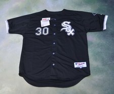 Vintage Majestic MLB Chicago White Sox Nick Swisher #30 Jersey Size 54.