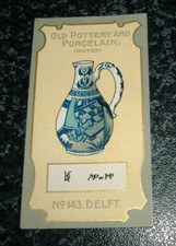 R.J. Lea - Old Pottery & Porcelain 3rd Series (Recorder) No143 - Delft