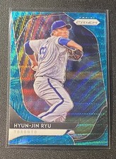 HYUN-JIN RYU - 2020 Prizm Baseball - TEAL WAVE PRIZM - #92 - Blue Jays