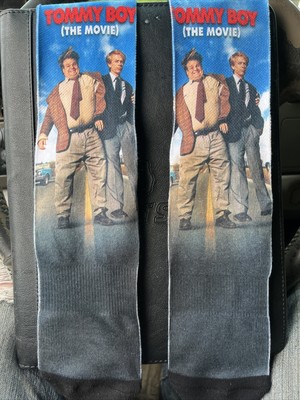 Odd Sox Tommy Boy (The Movie) Chris Farley/David Spade Crew Socks Size 8-12