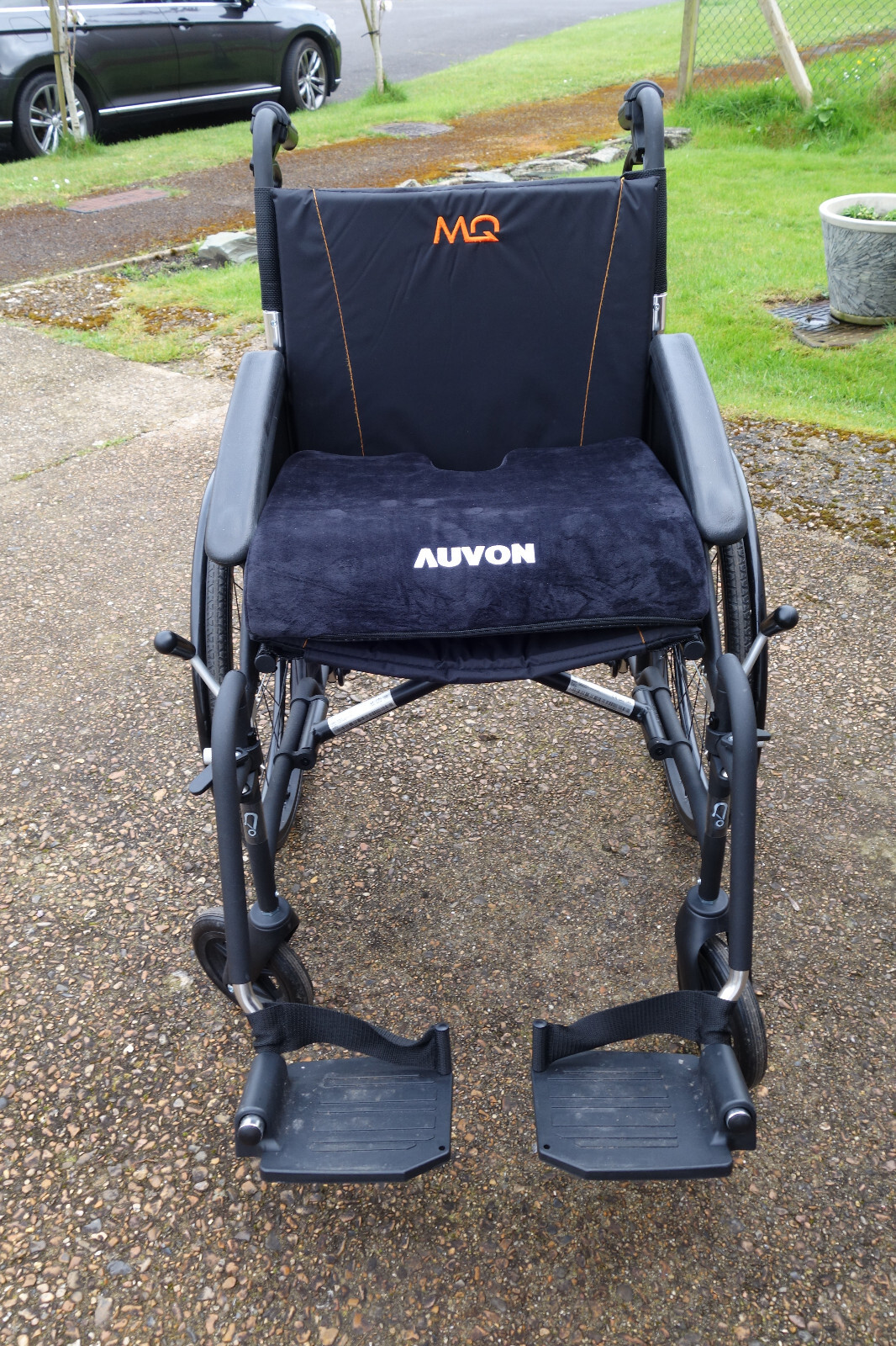 Lightweight Folding Wheelchair attendant brakes Self Propelled eBay