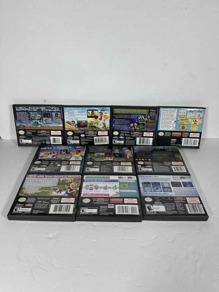 Nintendo DS CIB Juego Lote De 10 Puzzle Tinker Bell Petz Big Brain Foto 2 de 3