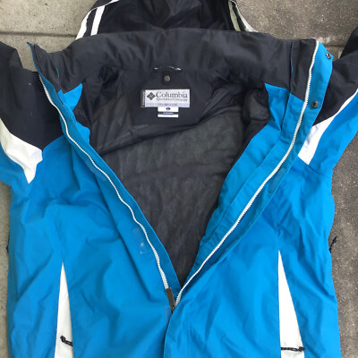 Columbia Titanium Omni Tech Shell Jacket Men Large Winter
