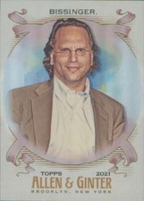 2021 Allen and Ginter Silver Foil #262 Buzz Bissinger 