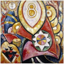 Pintura abstracta 8 acentos azulejo mural cocina pared salpicadero mármol cerámica