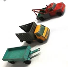 Lesney Matchbox Vtg Diecast Lot of 3 Wreck Truck 13 Cattle 37 Mercedes Trailer 2