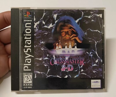 Chessmaster 3D - PS1 Playstation Game Manual & Disc Only 