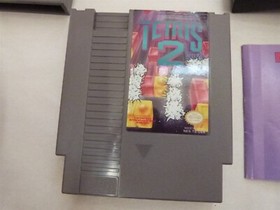 2 VINTAGE Nintendo NES GameS & Instructions TETRIS 1 & 2 GUARANTEED