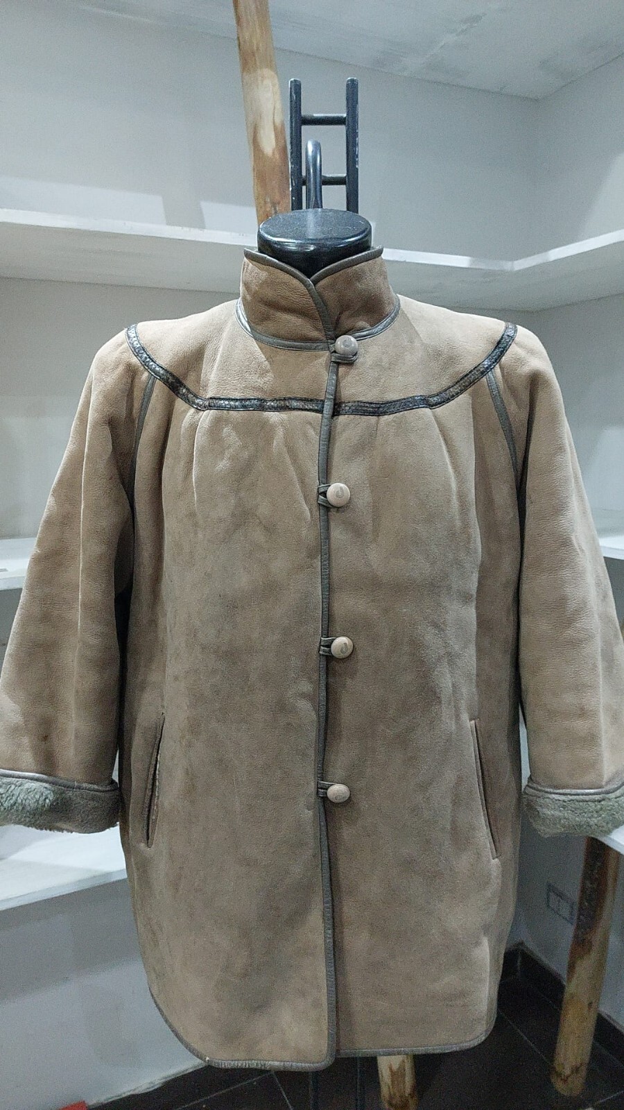 Viroel Sheepskin Used Pre-owned Woman Brown Size 46 MGC229PI