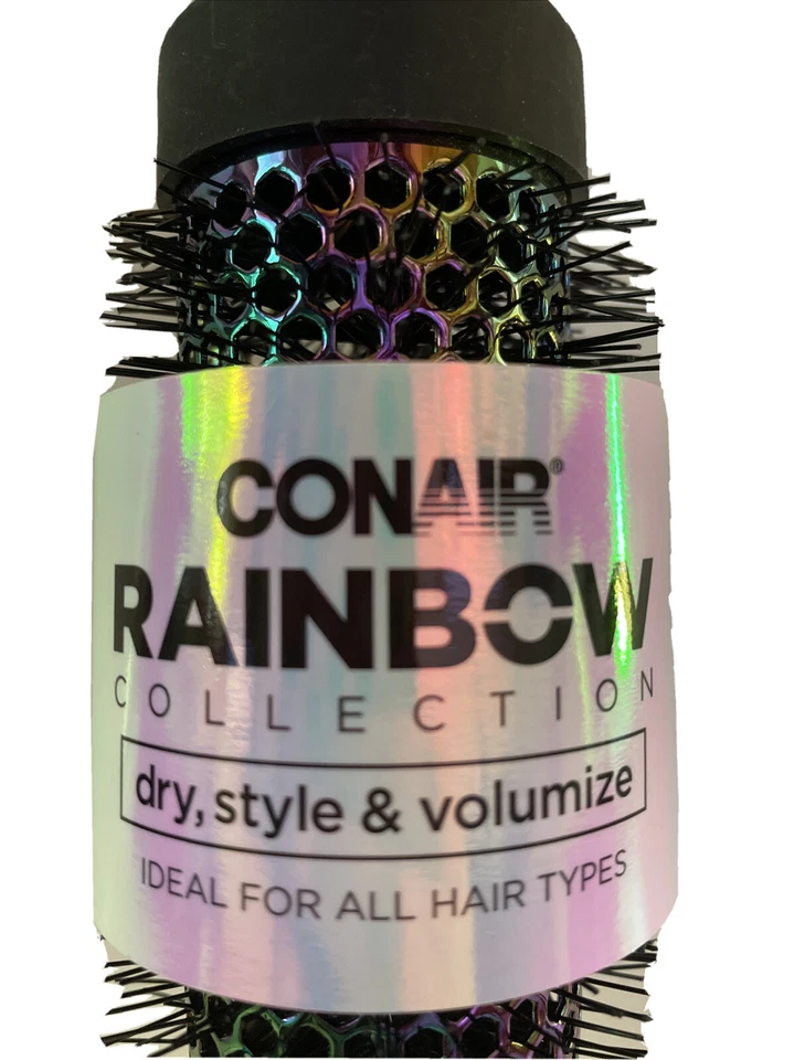Cepillo Redondo Térmico Conair Rainbow Collection Estilo Seco y Voluminizar Nuevo  Foto 2 de 4