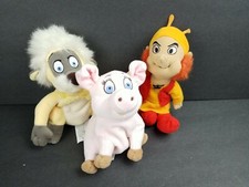 Disney Store Black Cauldron Bean Bag Plush Toys Set of 3 Gurgi Fair Folk Hen Wen