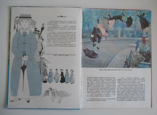 WALT DISNEY MARY POPPINS RARE ILUSTRATED BOOK YUGOSLAVIA FIRST EDITION - Picture 5 of 10