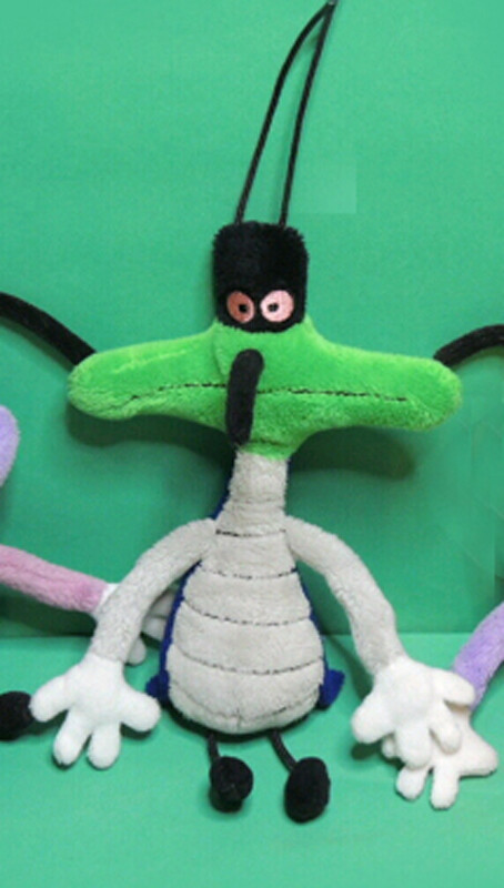1709236 Peluche Chat Oggy et les cafards Jemini 21cm