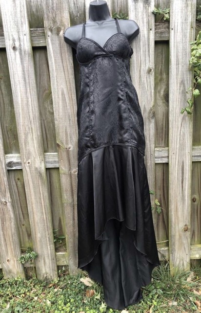 1990âs Vintage Lip Service Rare Gothic Black Vixen Maxi Dress | eBay