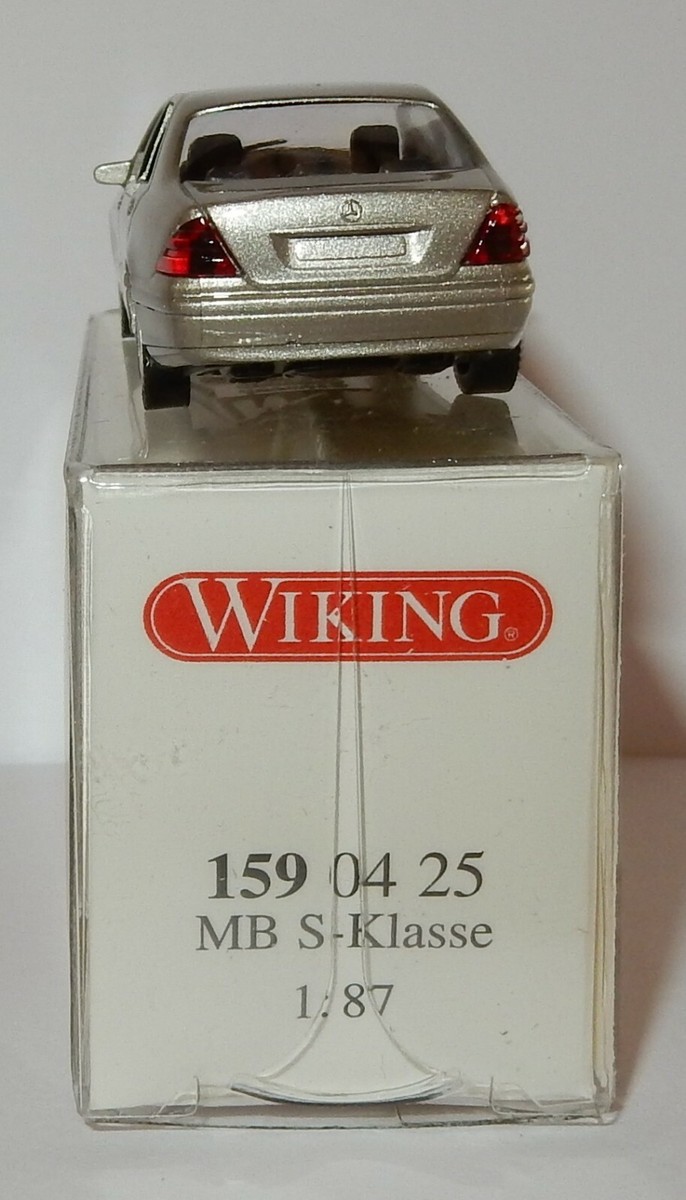 Wiking MB MERCEDES BENZ S-class Silver 1 87 H0 Item 159 04